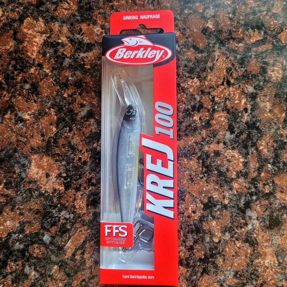 LOT OF 4 Berkley KREJ 100 Jerkbaits Great For Bass!! Livescope‎ Enhanced New!